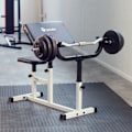 Miniatyrbillede 4 af 8: tectake Curl bænk White