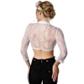 Miniatyrbillede 3 af 7: tectake Dirndlbluse Tyroler Greta White XL