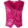 Miniatyrbillede 5 af 6: tectake Paillet vest herrer pink Pink XXL