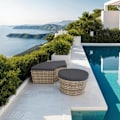 Miniatyrbillede 4 af 11: Rund daybed i polyrattan Santorini - natur Nature