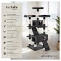 Miniatyrbillede 2 af 9: tectake Kradsetræ Barney -  sort Black