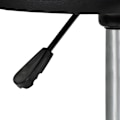 Miniatyrbillede 5 af 6: tectake Taburet med hjul -  sort Black