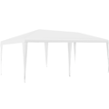 Miniatyrbillede 7 af 11: Havepavillon Novara med 5 sidepaneler, vandtæt, 6x3m - hvid White