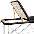 Miniatyrbillede 4 af 11: tectake Massagebriks i aluminium med 3 zoner, 5 cm polstring + taske -  sort Black
