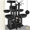 Miniatyrbillede 8 af 9: tectake Kradsetræ Gismo -  sort Black