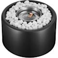 Miniatyrbillede 7 af 11: tectake Bioethanol pejs Damine, varmebestandig, 2 brændkamre Black