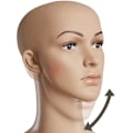 Miniatyrbillede 7 af 11: tectake Mannequin - kvinde kvinde Beige