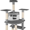 Miniatyrbillede 5 af 9: tectake Kradsetræ Nelly -  grå/hvid White