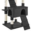 Miniatyrbillede 3 af 9: tectake Kradsetræ Barney -  sort Black