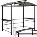 Miniatyrbillede 1 af 11: tectake Havepavillon Asado 2,4x1,5x2,34m Grey