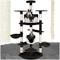 Miniatyrbillede 1 af 9: tectake Kradsetræ Nelly -  sort/hvid White