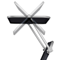 Miniatyrbillede 5 af 11: tectake Solseng med 4-trin, 2 stk. -  sort Black