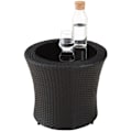 Miniatyrbillede 5 af 9: tectake Polyrattan loungesæt Nizza -  sort Black