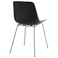 Miniatyrbillede 6 af 11: tectake Stol Mawe, ergonomisk, 120 kg -  sort/krom sort/krom