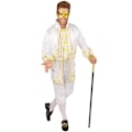 Miniatyrbillede 1 af 6: tectake Kejser kostume White M