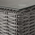 Miniatyrbillede 9 af 11: tectake Polyrattan loungesæt Bellaria med aluminiumsramme -  grå Grey