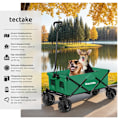 Miniatyrbillede 2 af 11: tectake Foldbar trækvogn Heidrun -  grøn Green