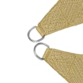 Miniatyrbillede 5 af 6: tectake Solsejl firkantet, beige - 360 x 360 cm 360 x 360 cm Beige
