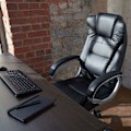 Miniatyrbillede 3 af 11: tectake Kontorstol Sulo -  sort Black