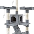 Miniatyrbillede 5 af 10: tectake Kradsetræ Barney -  grå Grey