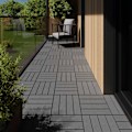 Miniatyrbillede 3 af 9: tectake Sæt terrassebrædder Tegulas -  grå Grey