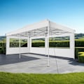 Miniatyrbillede 3 af 11: tectake Easy up pavillon Viola 3x6 m med 4 sidestykker -  hvid White