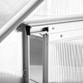 Miniatyrbillede 8 af 11: tectake Drivhus af aluminium med fundament, UV-bestandig Transparent
