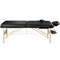 Miniatyrbillede 4 af 11: tectake Massagebriks med 2 zoner, 7,5cm polstring + ruller -  sort Black