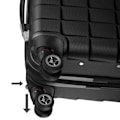 Miniatyrbillede 5 af 10: tectake Kuffertsæt 3-dele hardcase -  sort Black one size