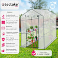 Miniatyrbillede 2 af 11: tectake Drivhus med presenning, 3,6 m³ White