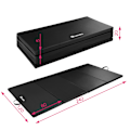 Miniatyrbillede 6 af 11: tectake Træningsmåtte 240x120x5cm -  sort Black