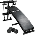 Miniatyrbillede 1 af 11: tectake Træningsbænk Cuttler 129x55x70cm Black