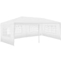 Miniatyrbillede 4 af 11: tectake Havepavillon Vivara 6x3m med 5 sidepaneler -  hvid White