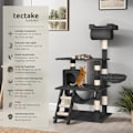 Miniatyrbillede 2 af 11: tectake Kradsetræ Stokeley -  sort Black