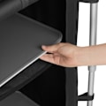 Miniatyrbillede 7 af 11: tectake Campingkøkken Premium med 2 rum -  sort Black