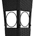 Miniatyrbillede 7 af 9: tectake Havepavillon i polyrattan Mona 3x4m -  sort/antracit  Anthracite