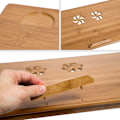 Miniatyrbillede 7 af 9: tectake Sengebord 72x35x26 cm Brown