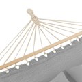 Miniatyrbillede 6 af 6: tectake Hængekøje Eden -  lysegrå Light grey
