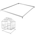 Miniatyrbillede 5 af 11: tectake Drivhus af aluminium med fundament, UV-bestandig Transparent