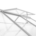 Miniatyrbillede 10 af 11: tectake Drivhus af aluminium med fundament, UV-bestandig Transparent