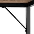 Miniatyrbillede 8 af 8: tectake Jenkins skrivebord -  Industrielt lyst træ, egetræ Sonoma Light brown