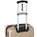 Miniatyrbillede 6 af 10: tectake Kuffertsæt 3-dele hardcase -  champagnefarvet Champagne one size