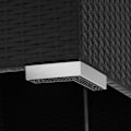 Miniatyrbillede 9 af 11: tectake Polyrattan loungesæt Las Vegas -  sort Black