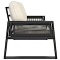 Miniatyrbillede 8 af 11: Havemøbelsæt Captive i reb-design - Sæt 2 (1 x sofa / 1 x bord) Graphite grey