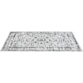 Miniatyrbillede 4 af 7: tectake Gulvtæppe Aliya, kort luv - 80 x 150 cm 80 x 150 cm Grey
