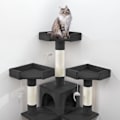 Miniatyrbillede 9 af 9: tectake Kradsetræ Barney -  sort Black