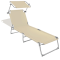 Miniatyrbillede 6 af 11: tectake Solseng med 4-trin, 2 stk. -  beige Beige