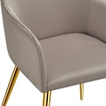 Miniatyrbillede 11 af 11: tectake Stol Avane, velour, polstret -  taupe taupe