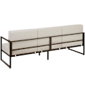 Miniatyrbillede 4 af 11: tectake Loungesofa Comosa, 3-personers, XXL-polstring Beige