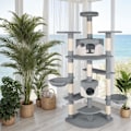 Miniatyrbillede 3 af 9: tectake Kradsetræ Fippi -  grå/hvid White